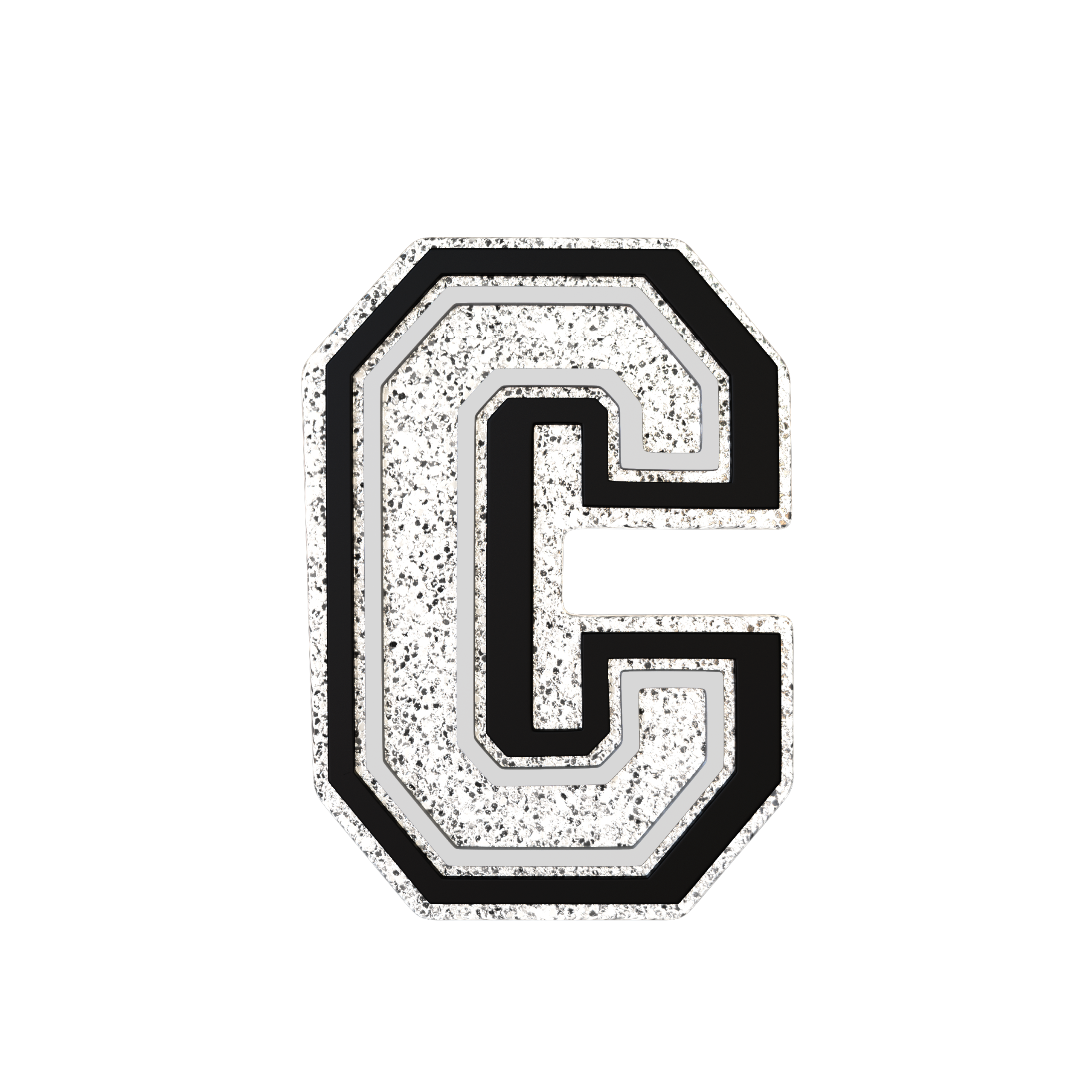 Budz | Silver Letter C