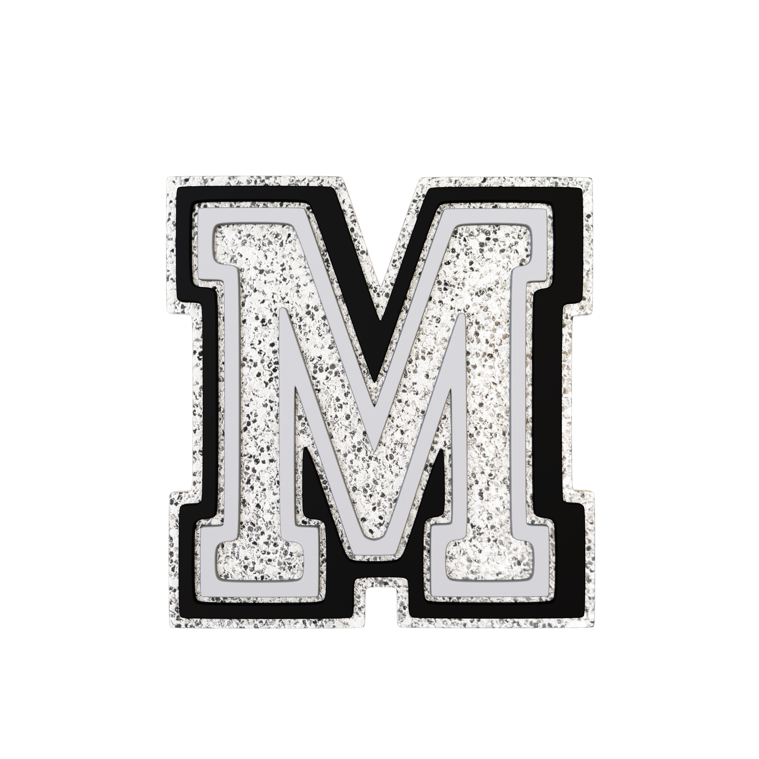 Budz | Silver Letter M